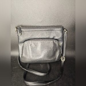 Vintage small navy/‎ black Crossbody Bag by Tignanello
